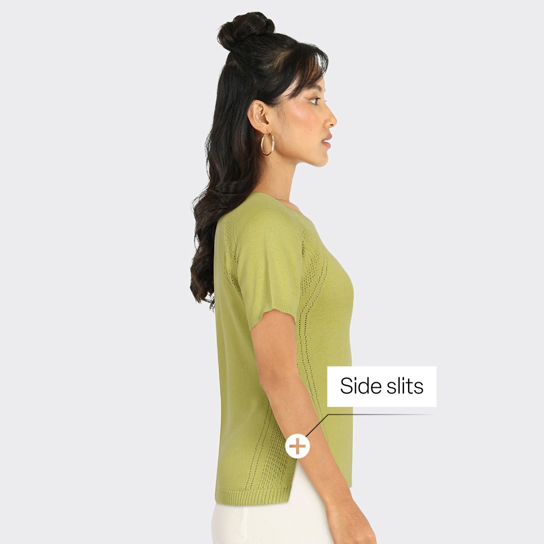 The Move All Day Pointelle Top - BlissClub