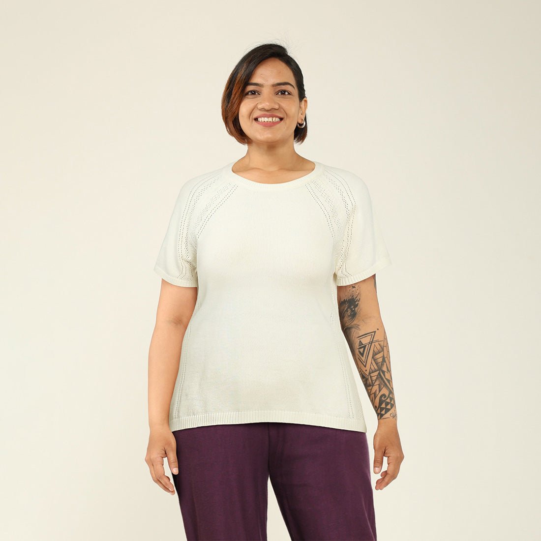 The Move All Day Pointelle Top - BlissClub
