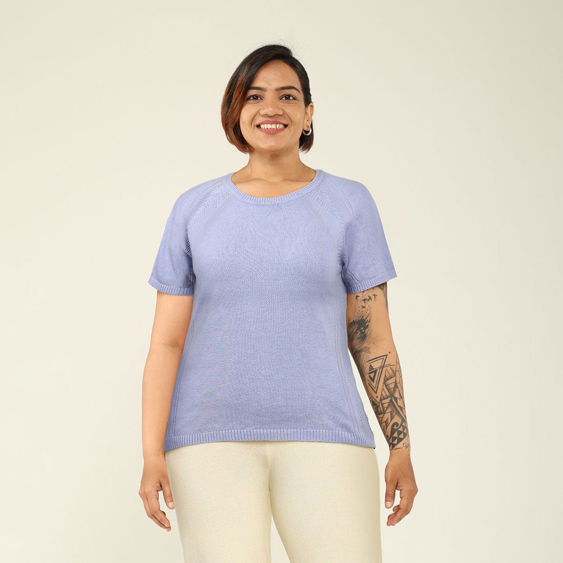The Move All Day Pointelle Top - BlissClub
