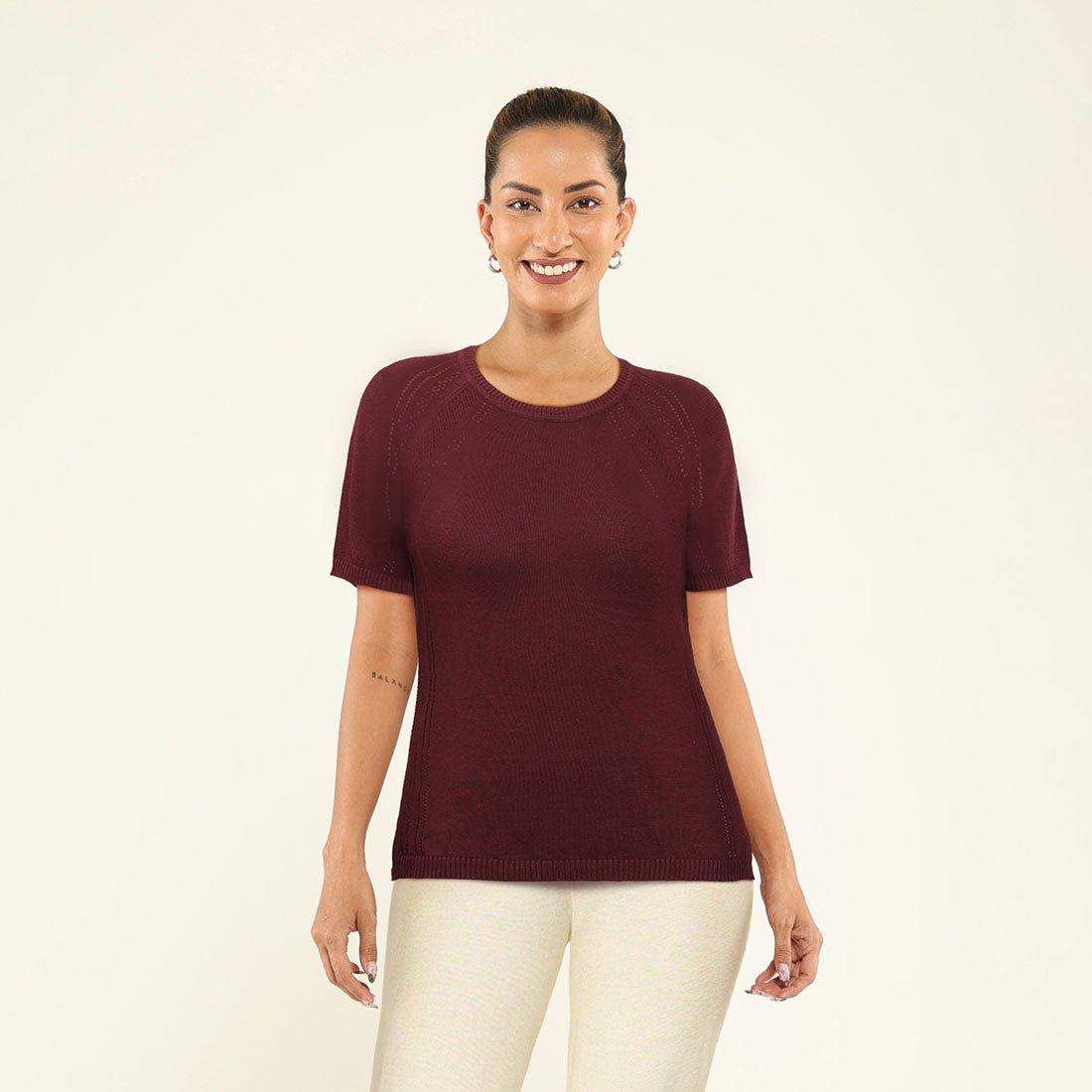 The Move All Day Pointelle Top - BlissClub