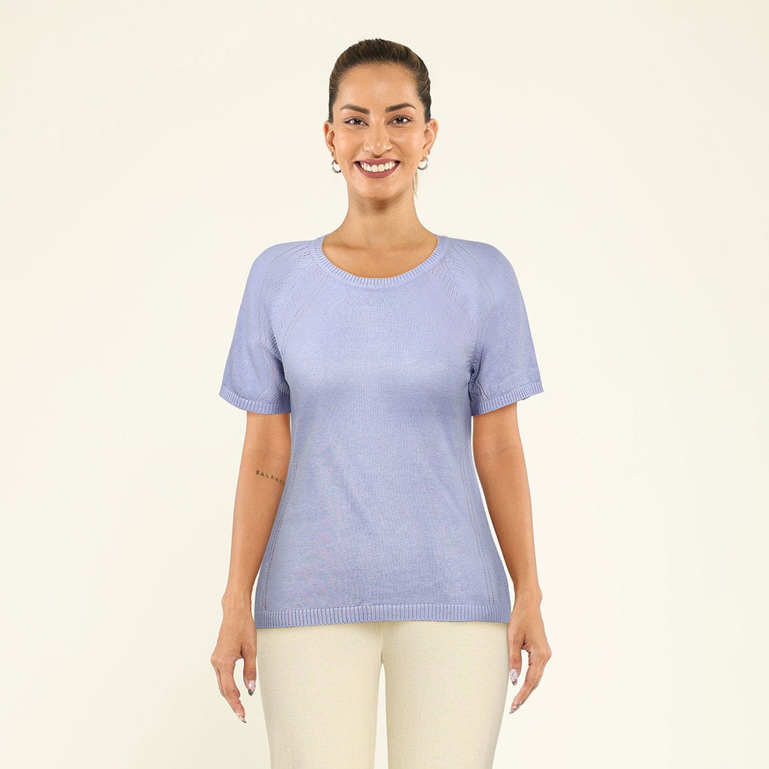 The Move All Day Pointelle Top - BlissClub
