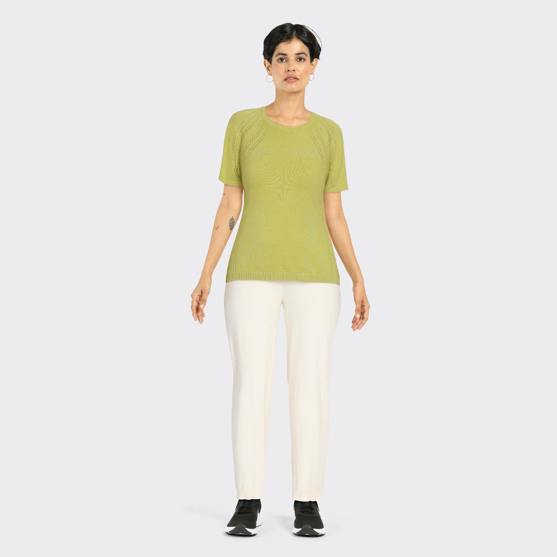 The Move All Day Pointelle Top - BlissClub