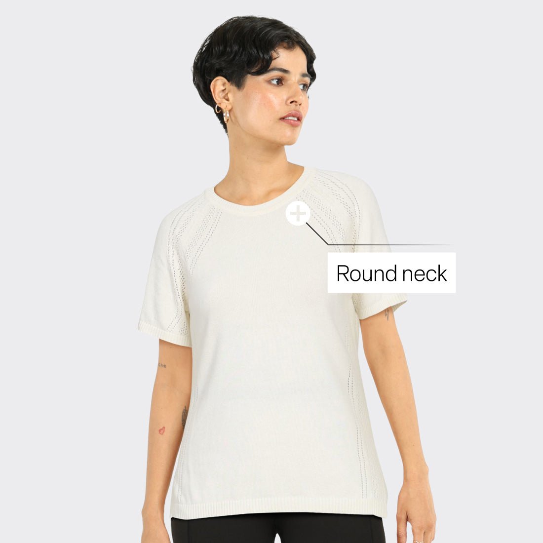 The Move All Day Pointelle Top - BlissClub