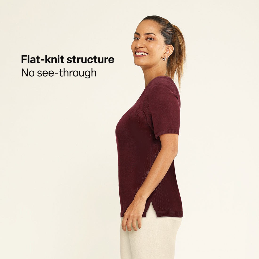 The Move All Day Pointelle Top - BlissClub