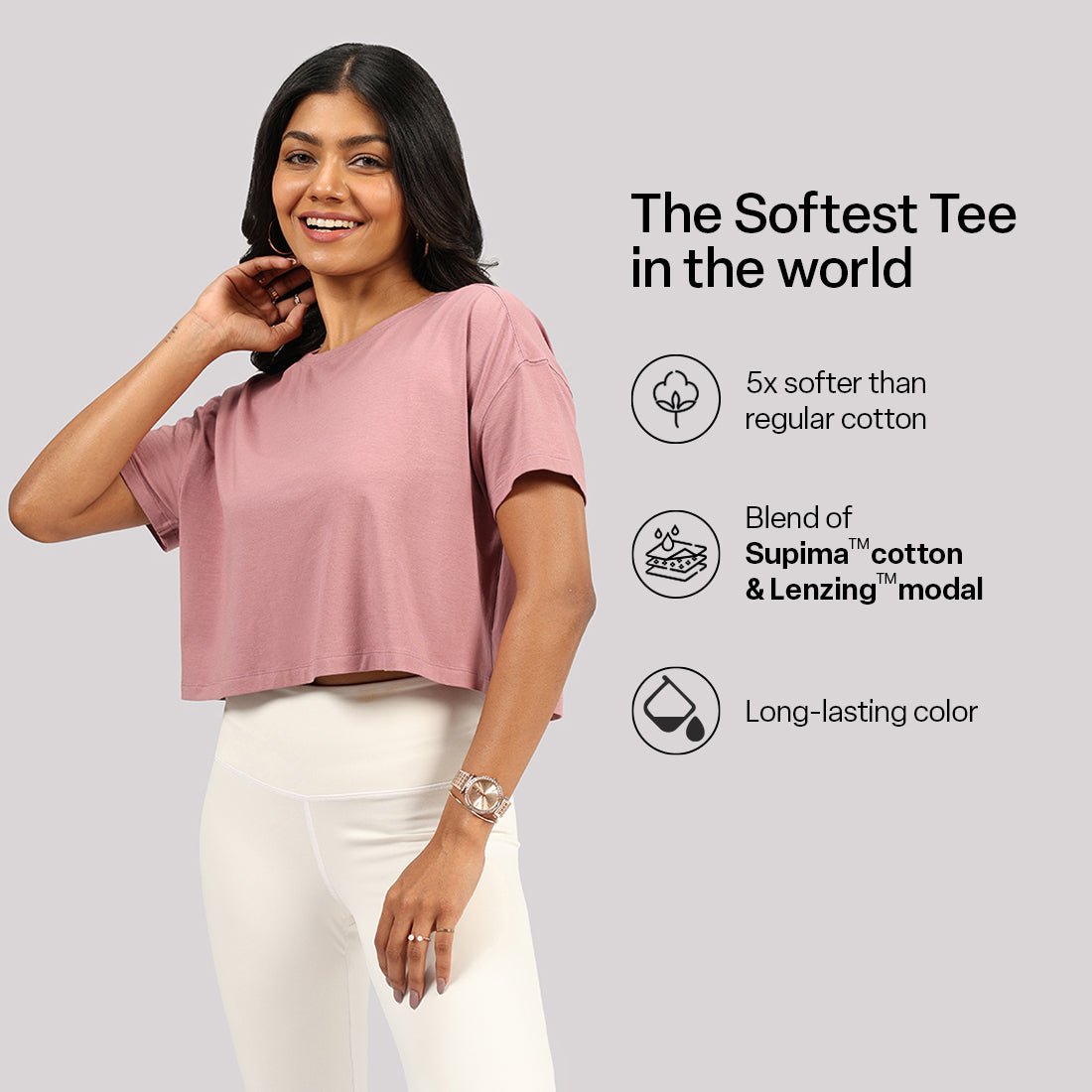 The Softest Tee - Boxy Crop - BlissClub