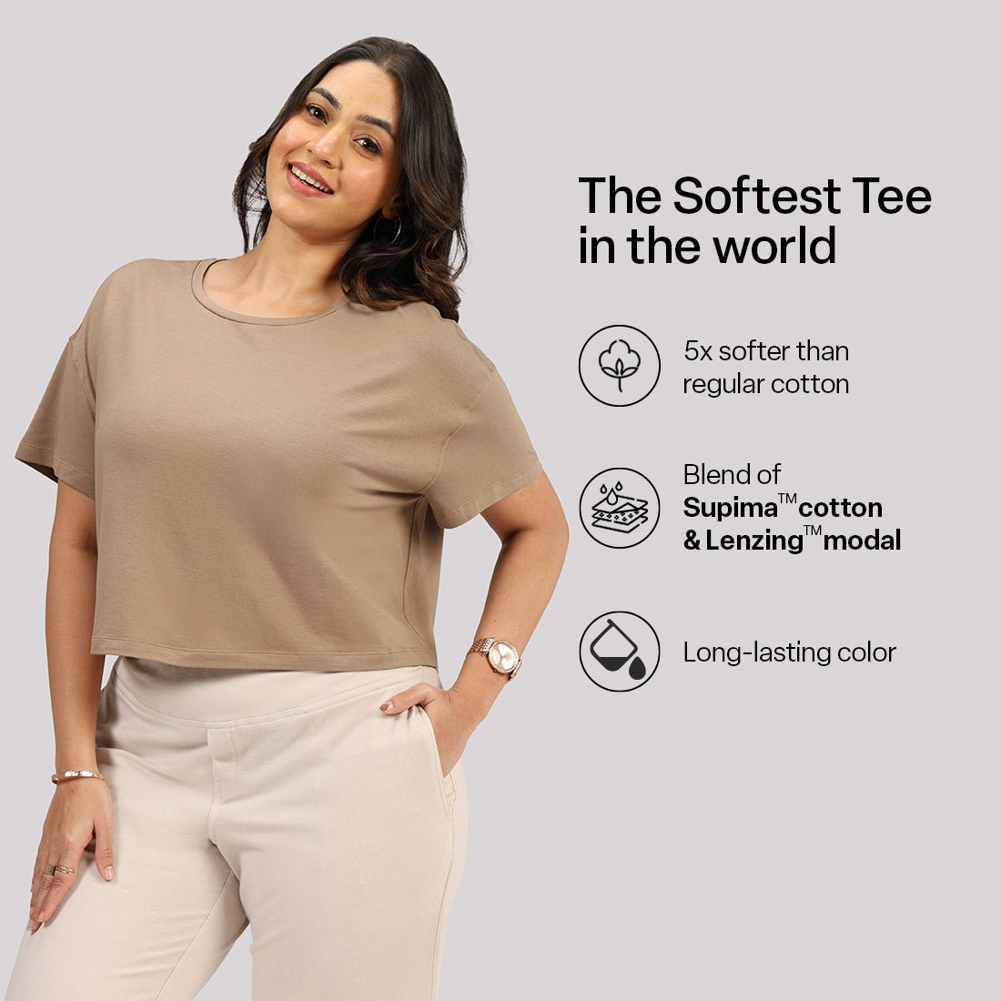 The Softest Tee - Boxy Crop - BlissClub