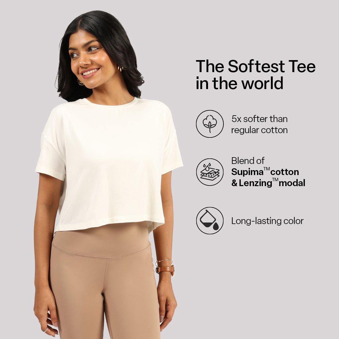 The Softest Tee - Boxy Crop - BlissClub