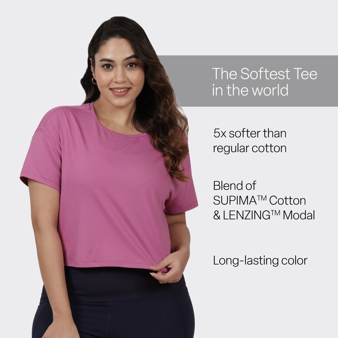 The Softest Tee - Boxy Crop - BlissClub