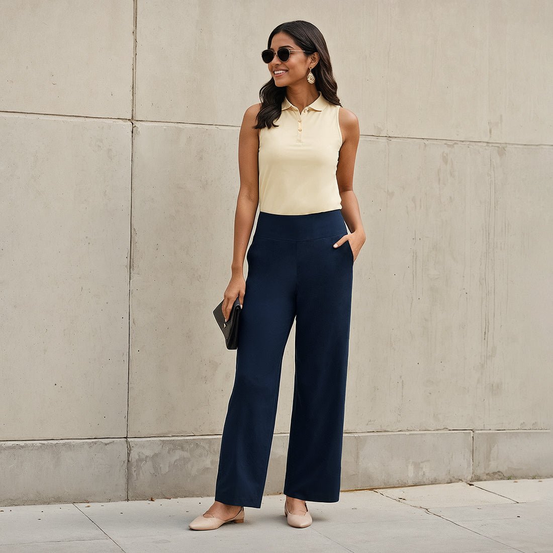 Ultimate Sculpt Wide-Legged Pants - BlissClub