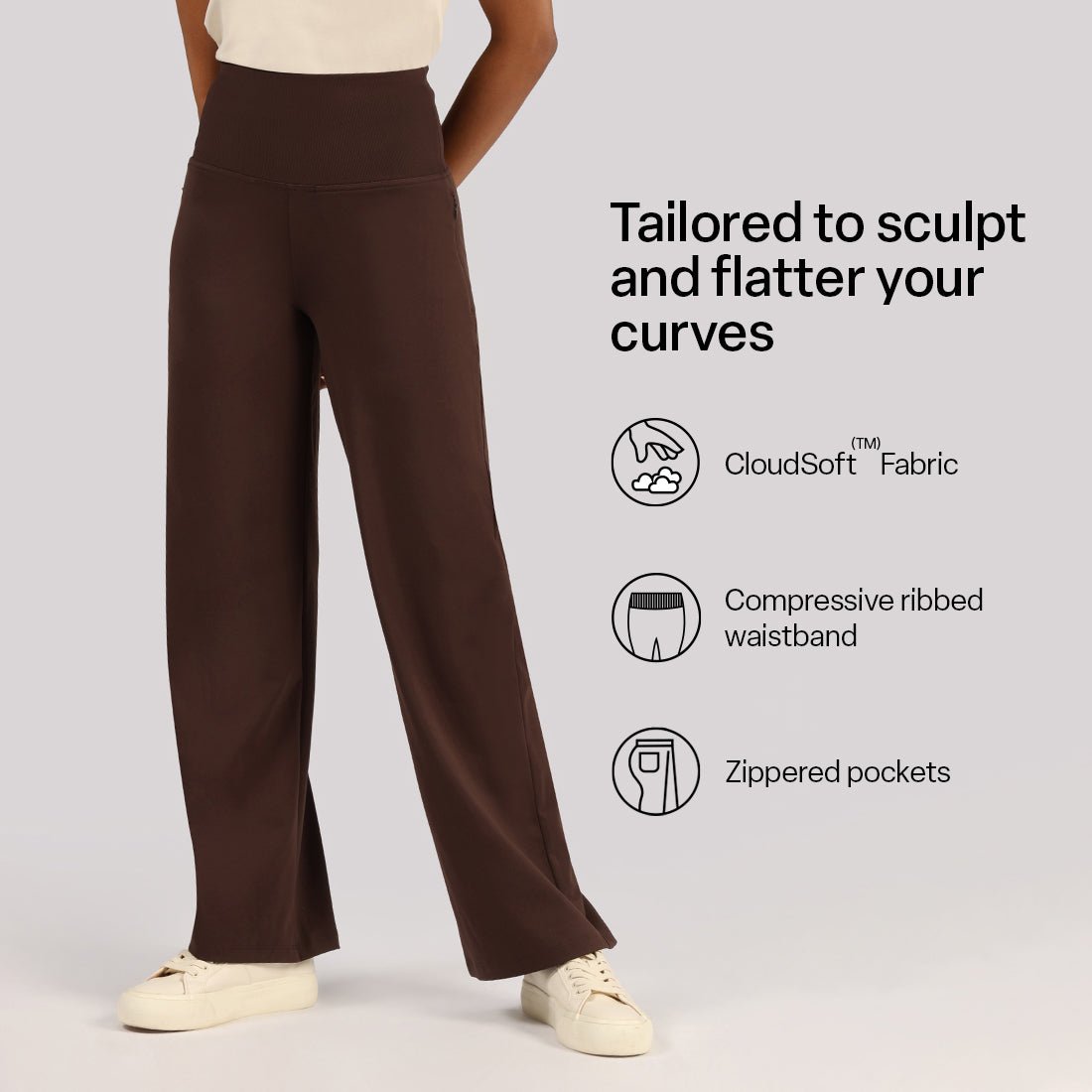 Ultimate Sculpt Wide-Legged Pants - BlissClub