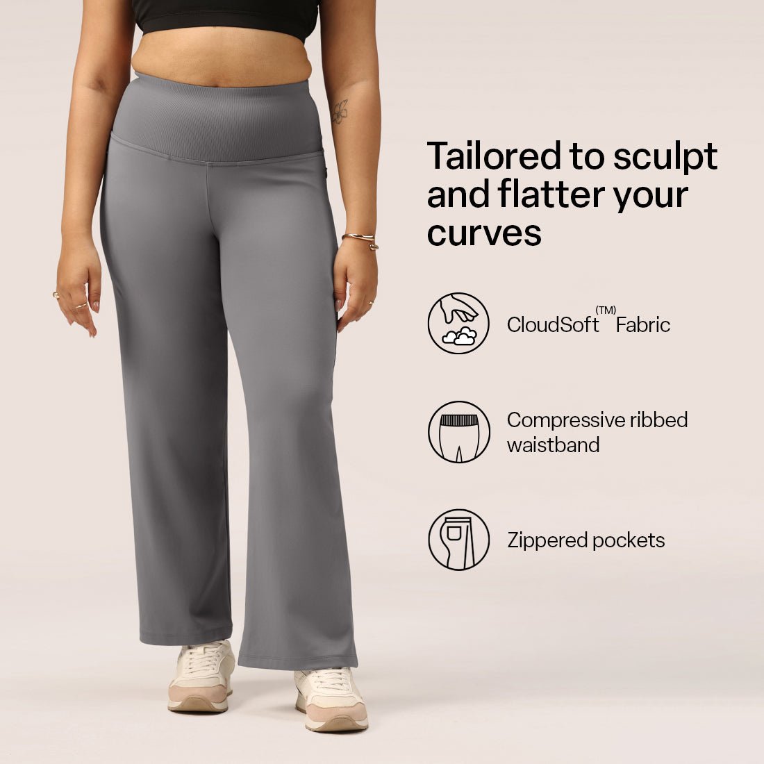 Ultimate Sculpt Wide-Legged Pants - BlissClub