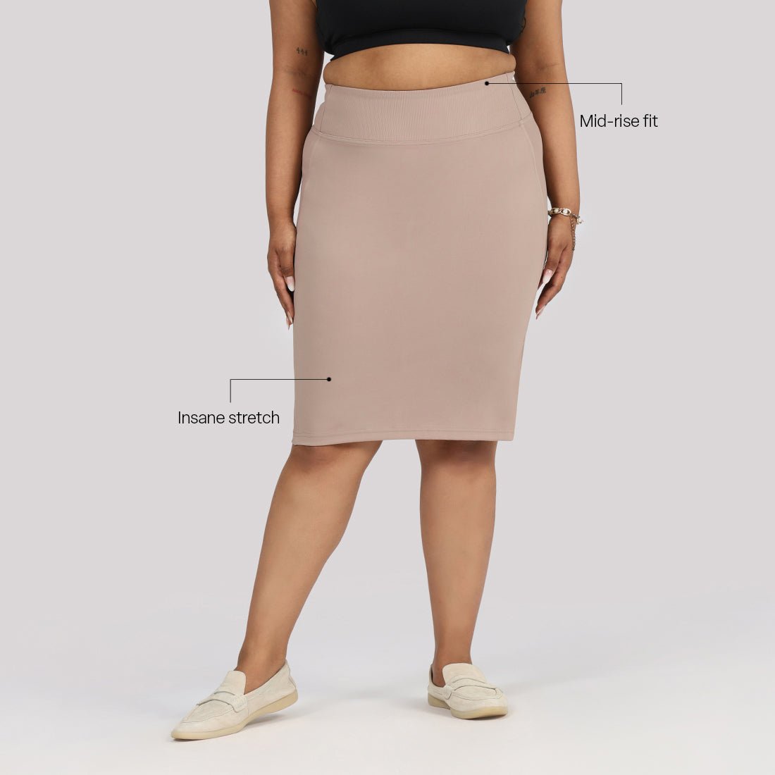 Ultimate Stretch Pencil Skirt - BlissClub