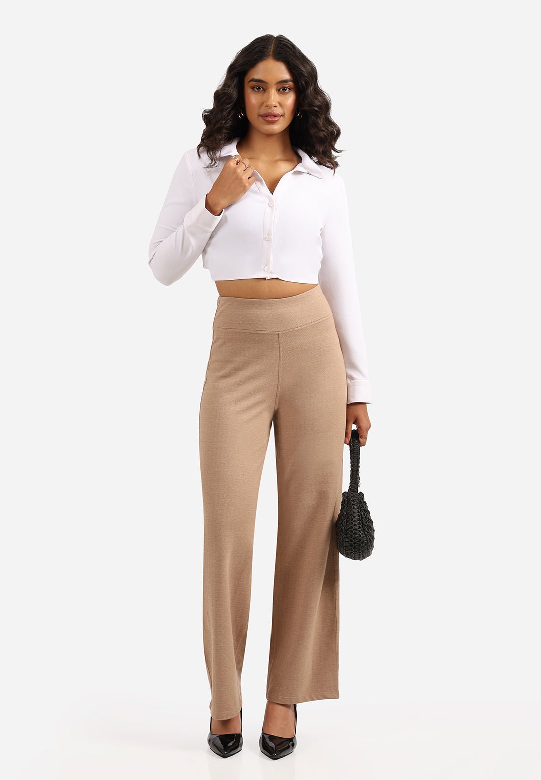 Werk-It Wide Leg Pants - BlissClub
