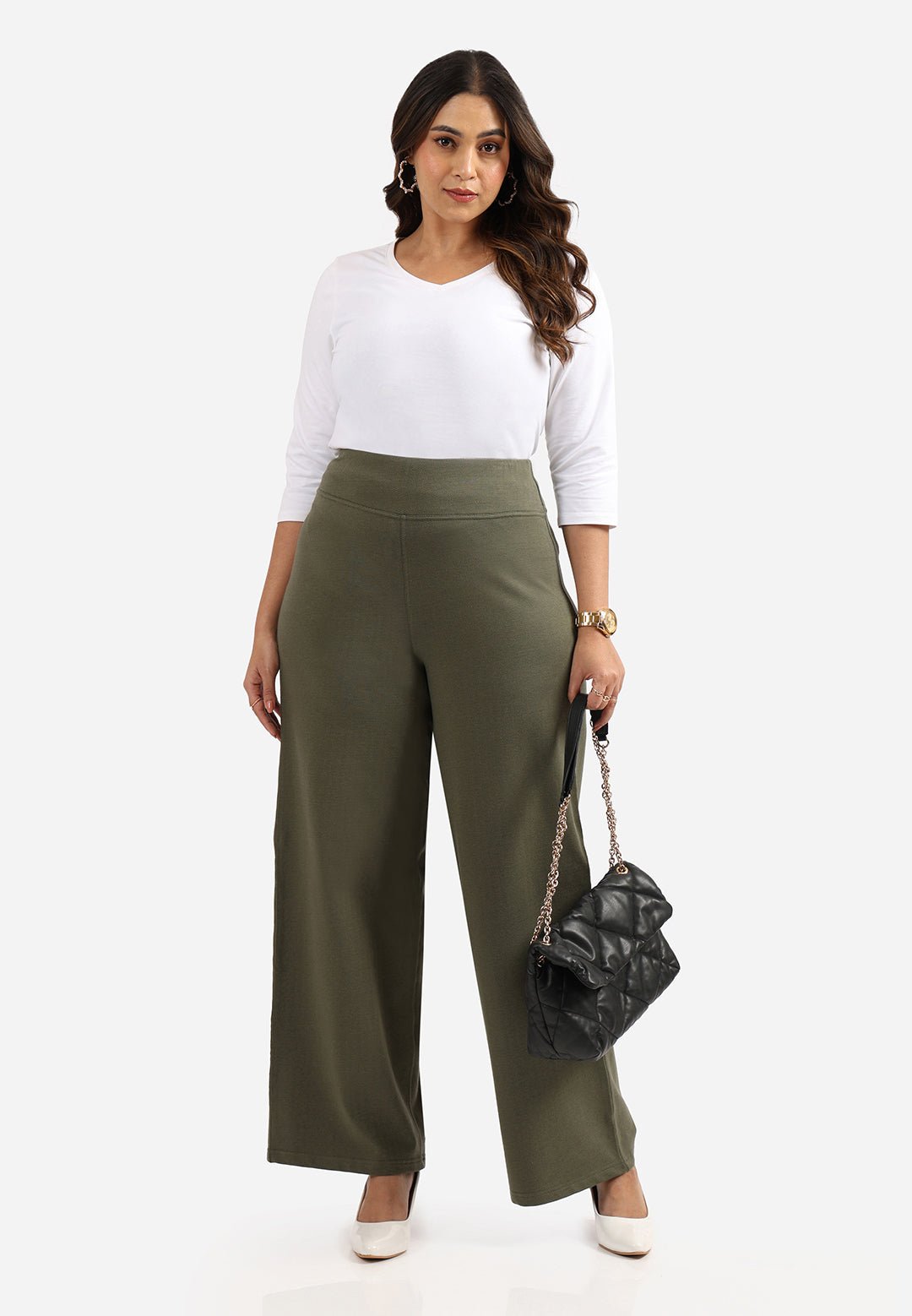 Werk-It Wide Leg Pants - BlissClub