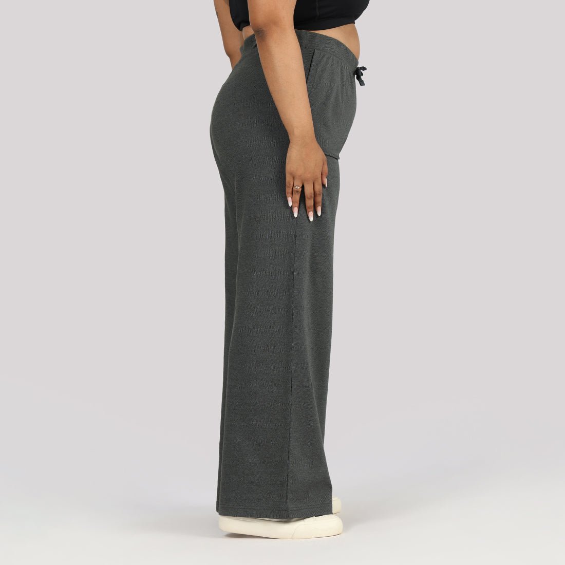 Work-To-Wine Twill Drawstring Pants - BlissClub