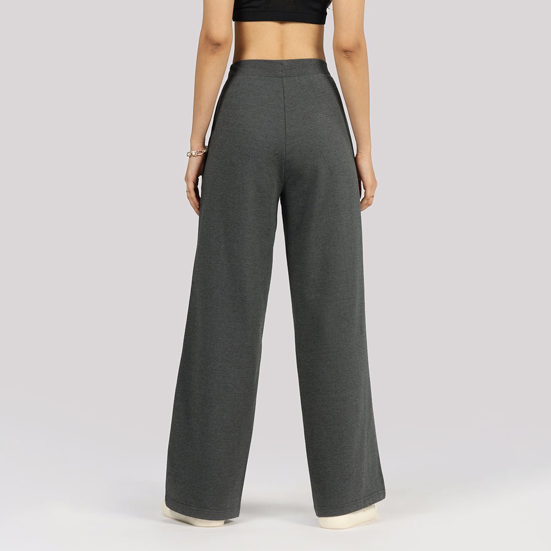 Work-To-Wine Twill Drawstring Pants - BlissClub