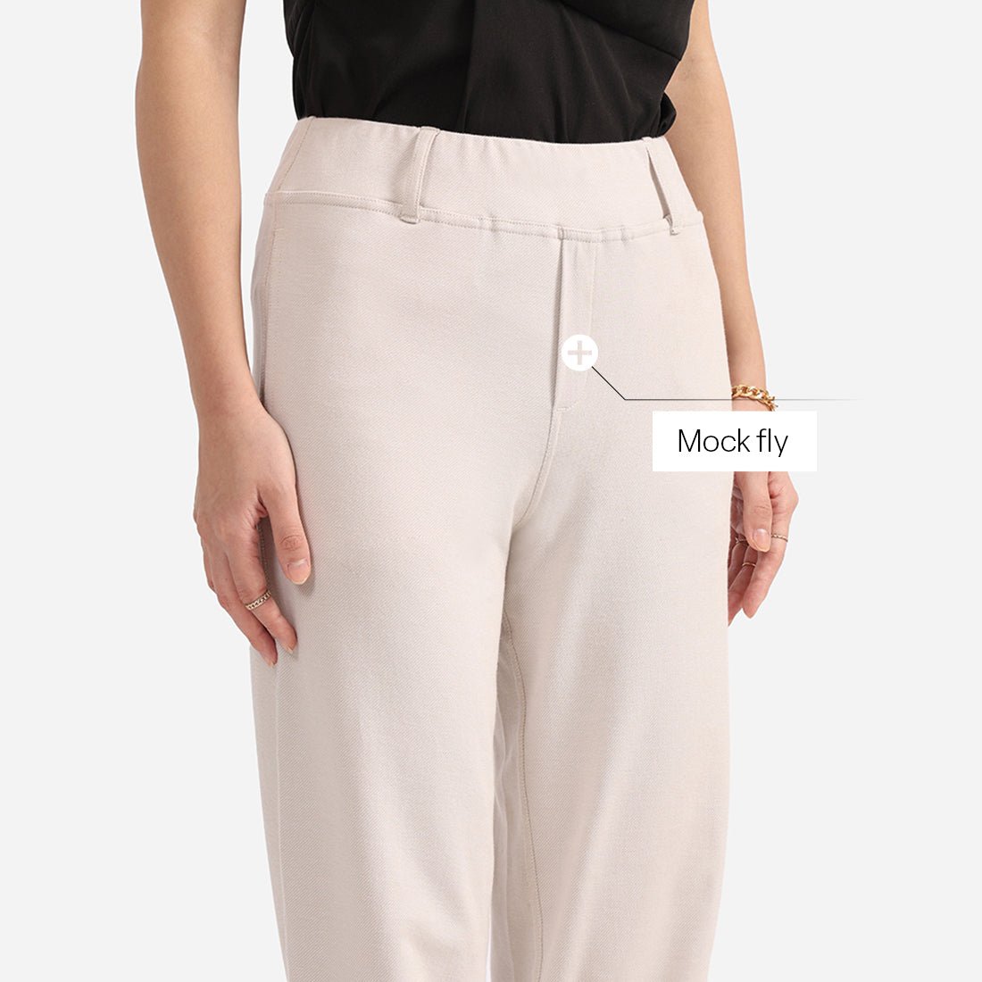 Work-To-Wine Twill Straight Pants - BlissClub
