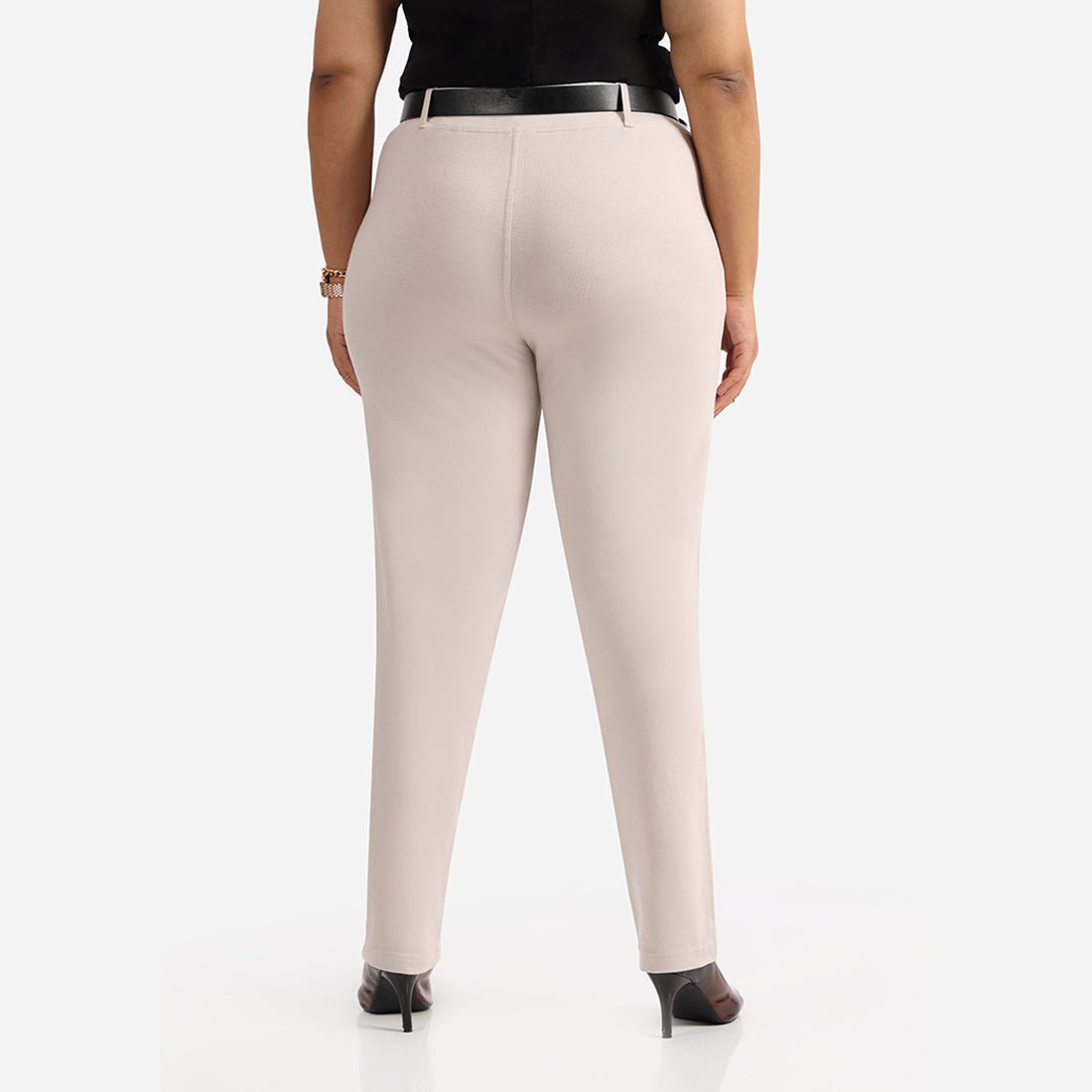 Work-To-Wine Twill Straight Pants - BlissClub