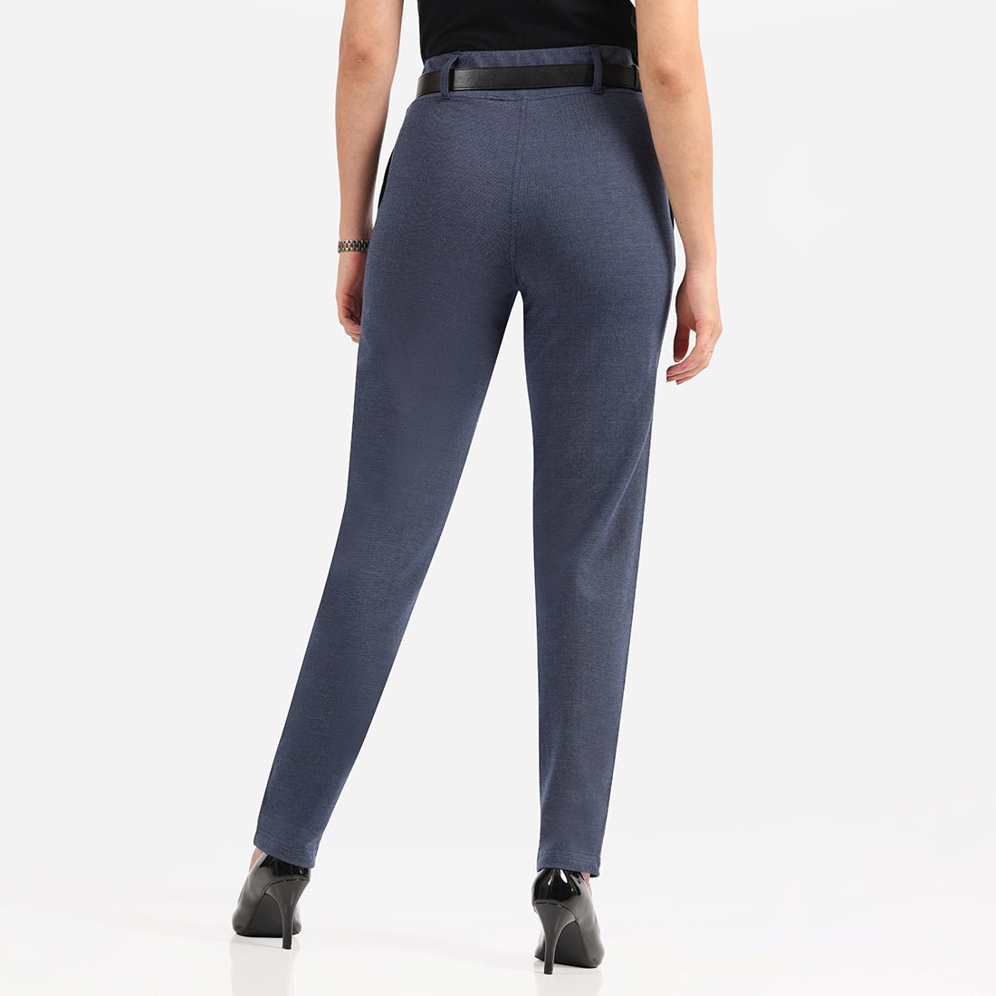 Work-To-Wine Twill Straight Pants - BlissClub