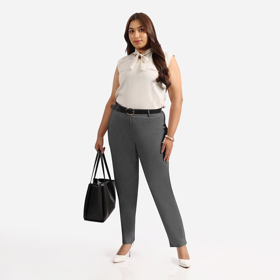 Work-To-Wine Twill Straight Pants - BlissClub