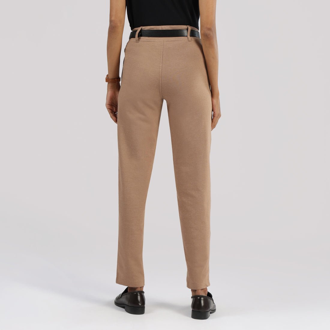 Work-To-Wine Twill Straight Pants - BlissClub