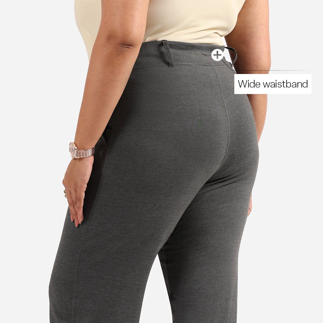Work-To-Wine Twill Straight Pants - BlissClub