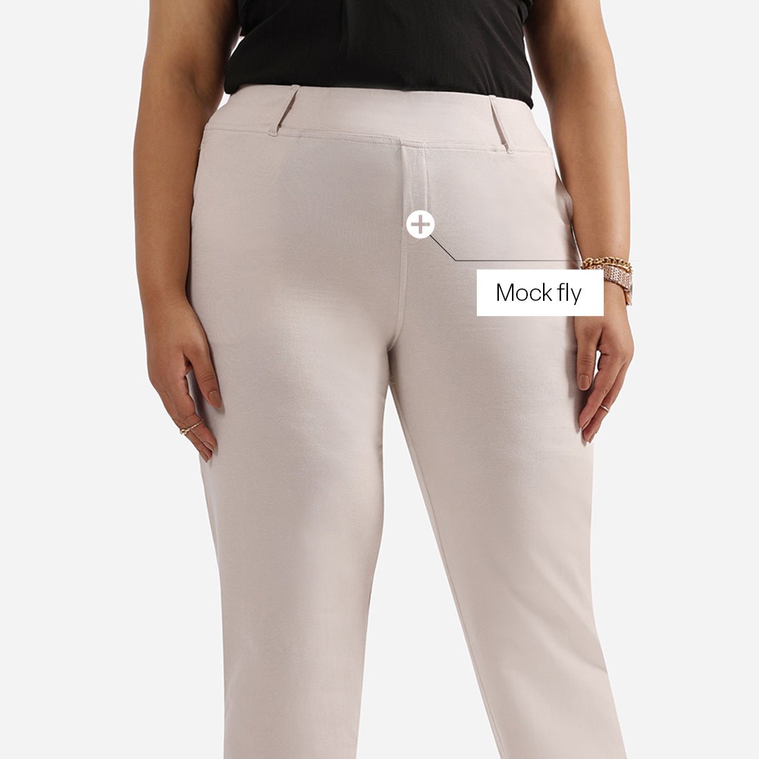 Work-To-Wine Twill Straight Pants - BlissClub