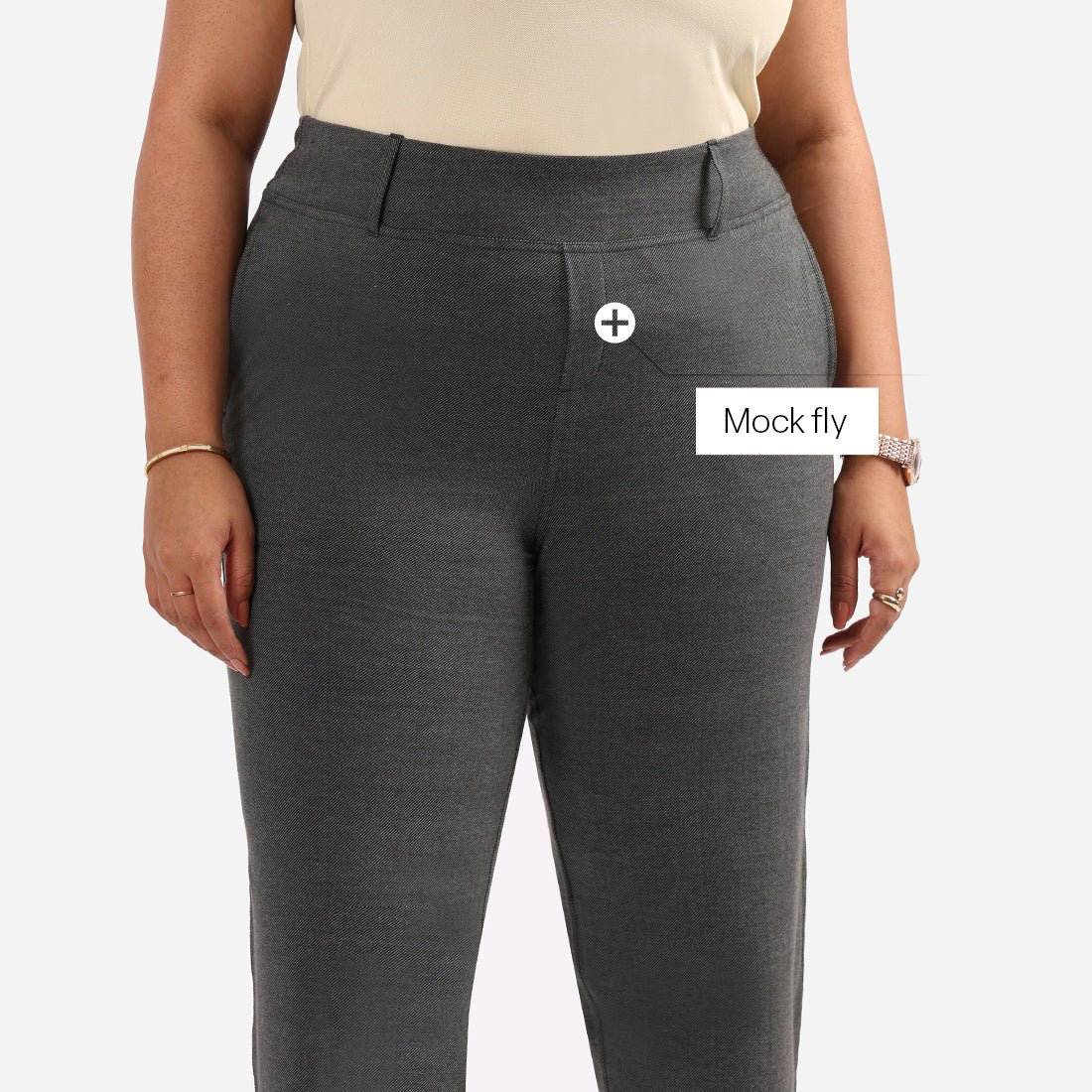 Work-To-Wine Twill Straight Pants - BlissClub