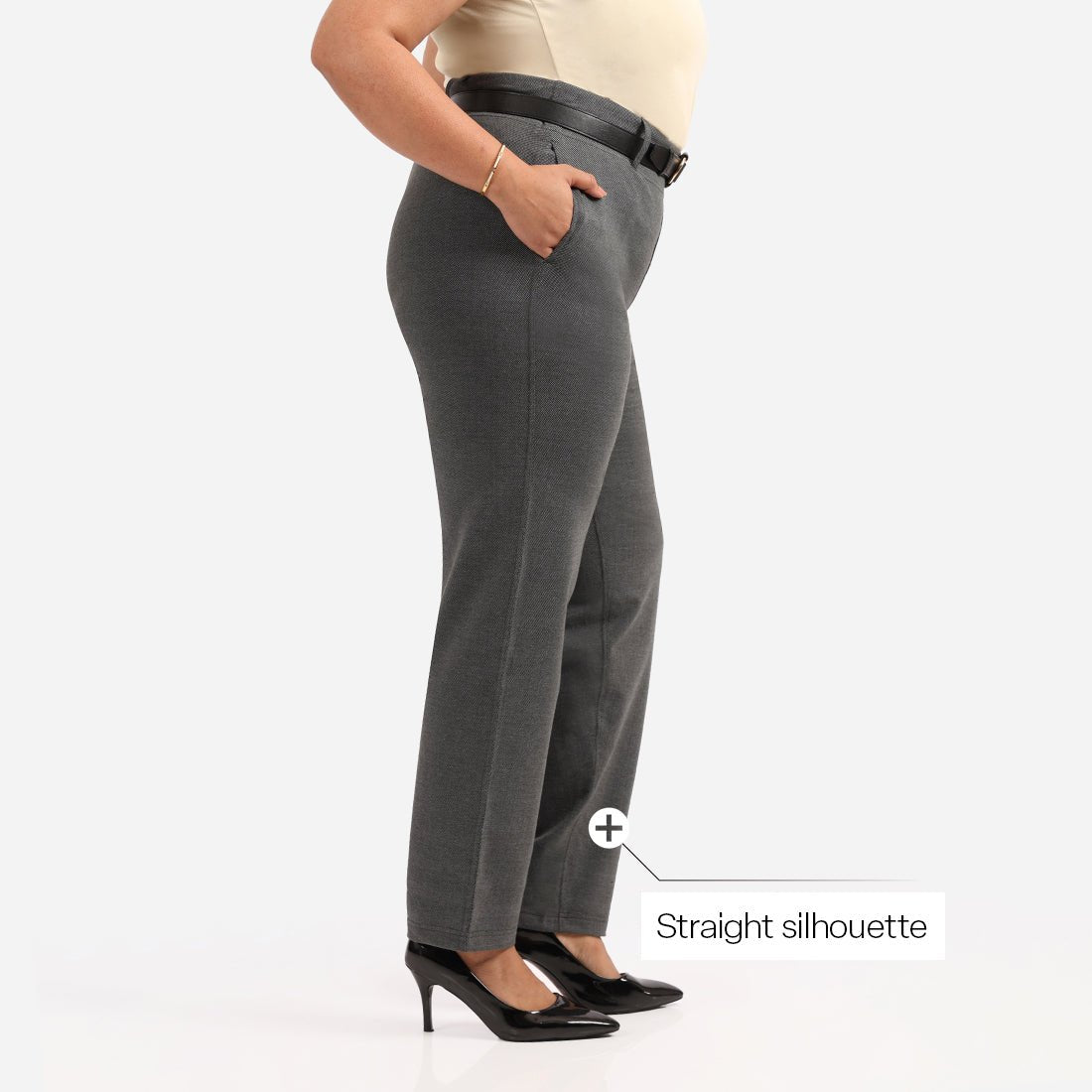 Work-To-Wine Twill Straight Pants - BlissClub