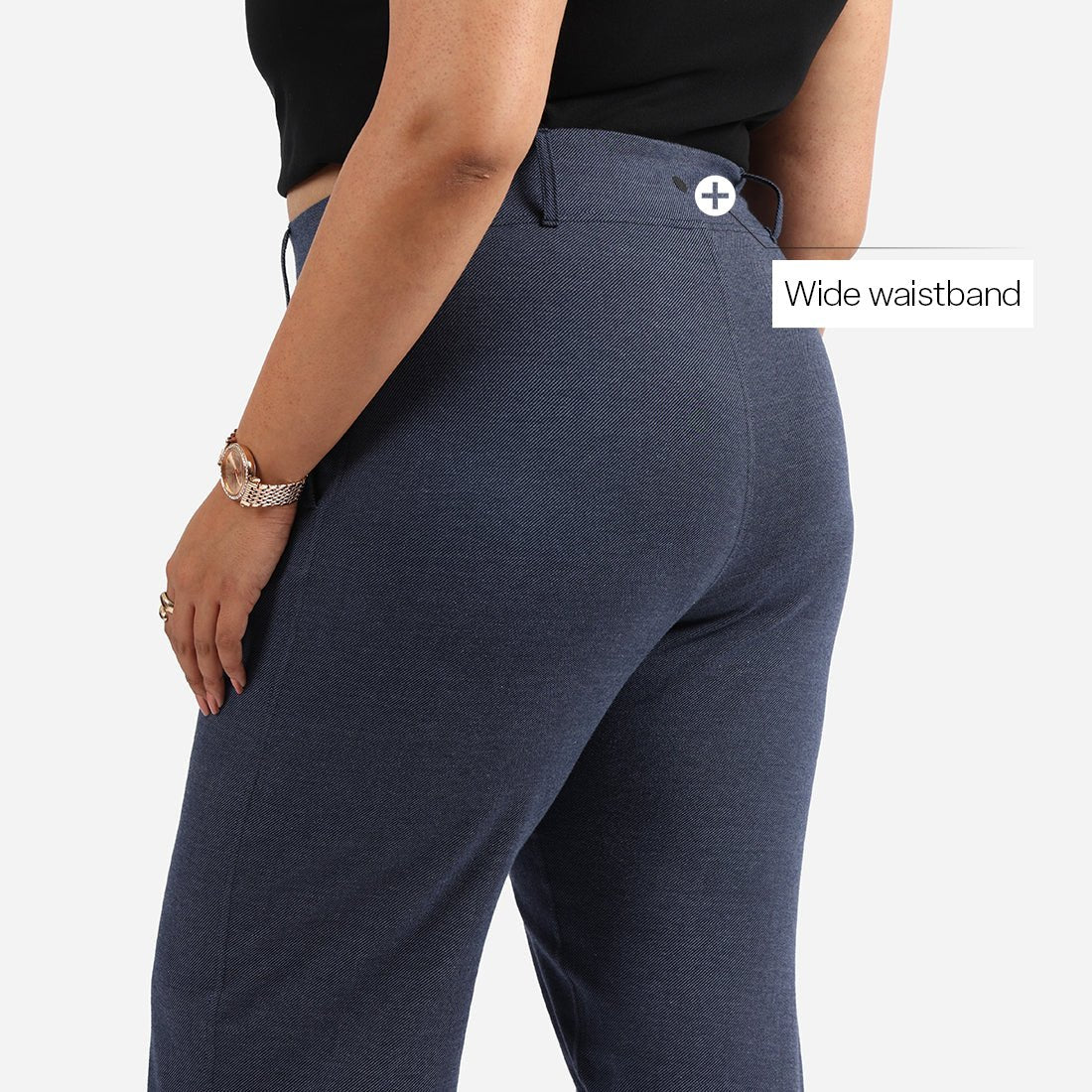 Work-To-Wine Twill Straight Pants - BlissClub