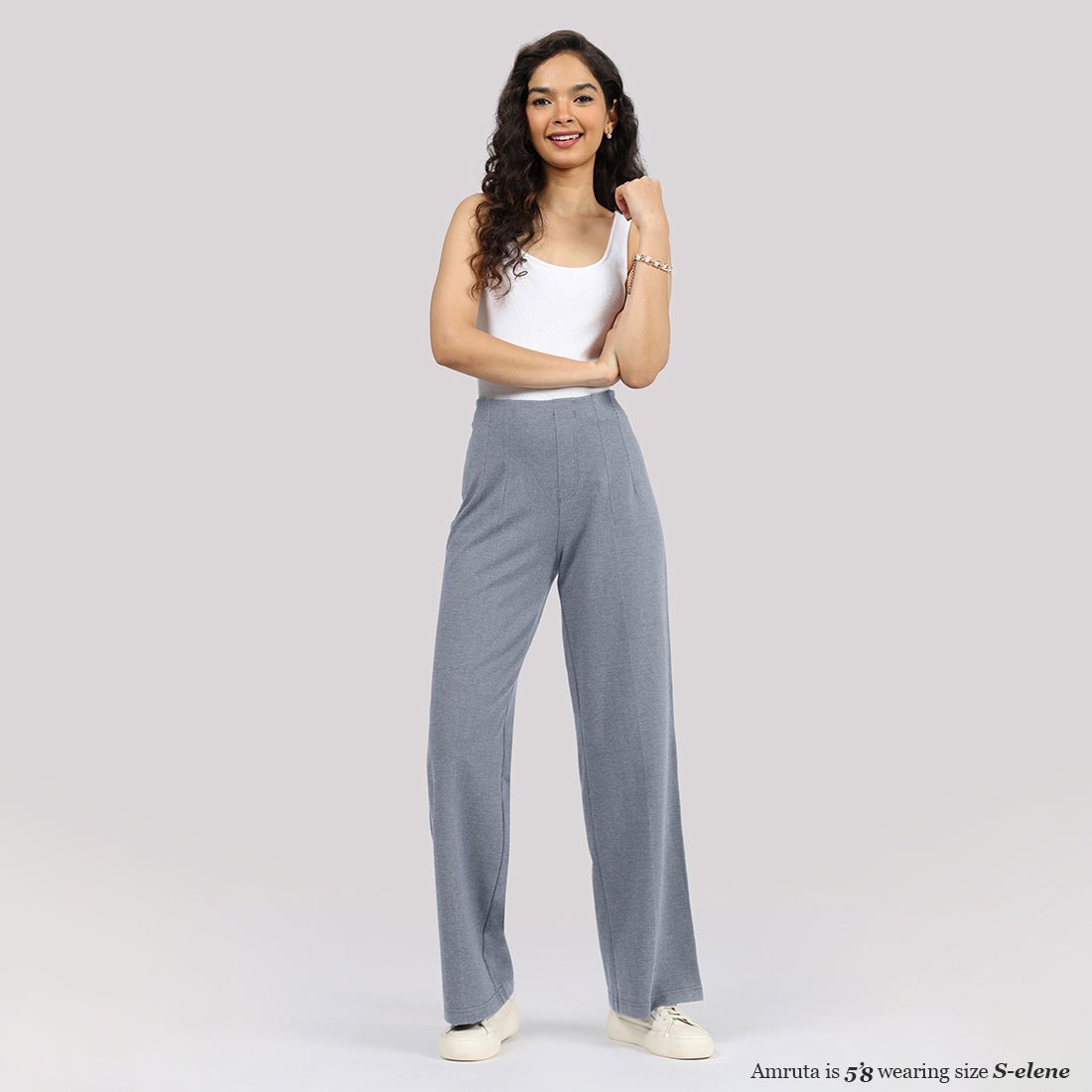 Work-To-Wine Twill Wide Dart Pants - BlissClub