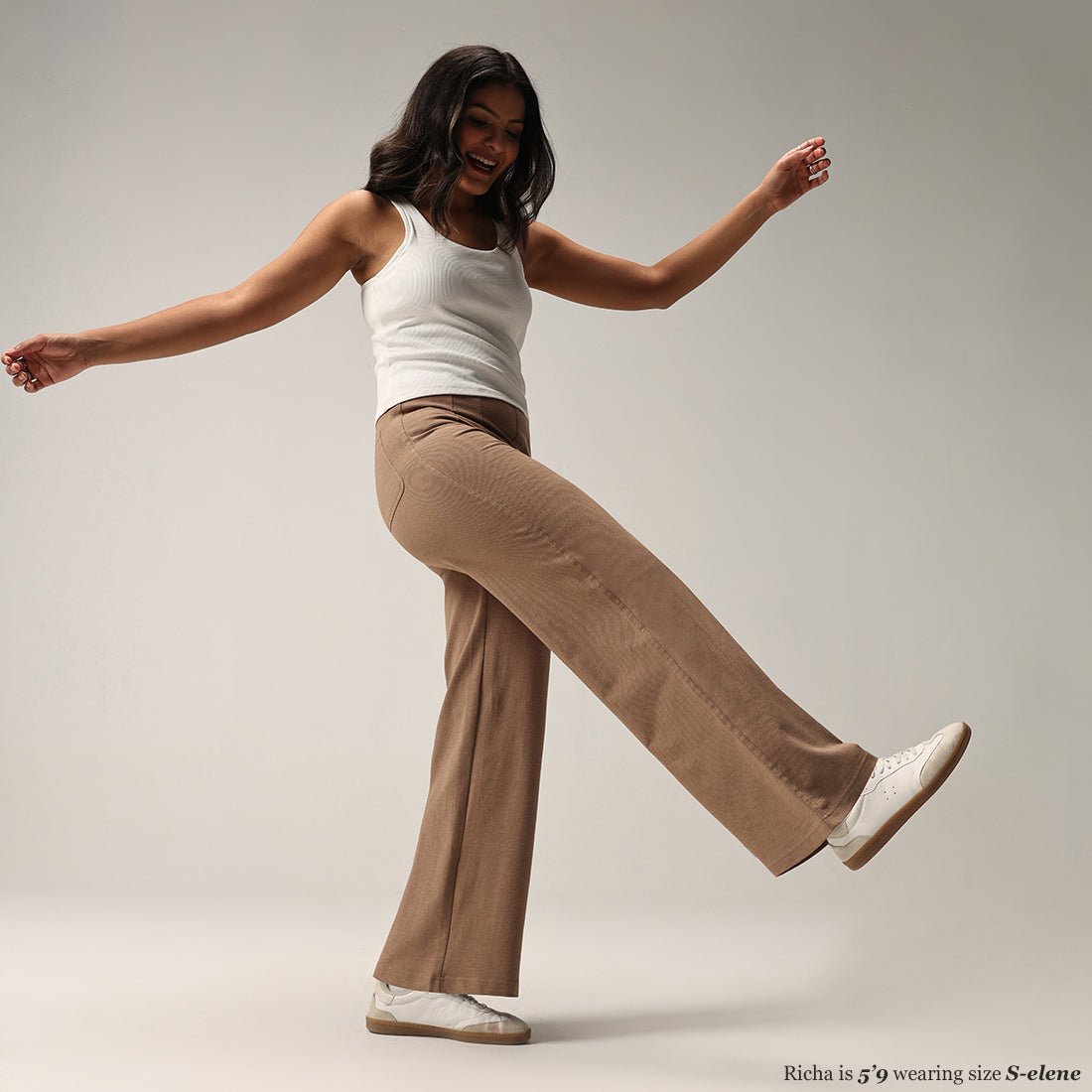 Work-To-Wine Twill Wide Dart Pants - BlissClub