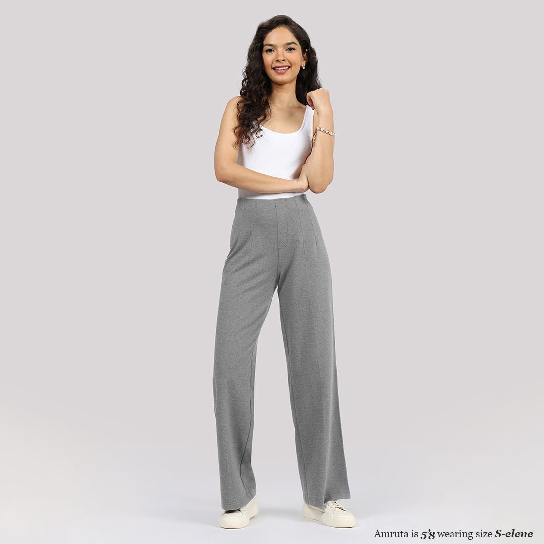 Work-To-Wine Twill Wide Dart Pants - BlissClub