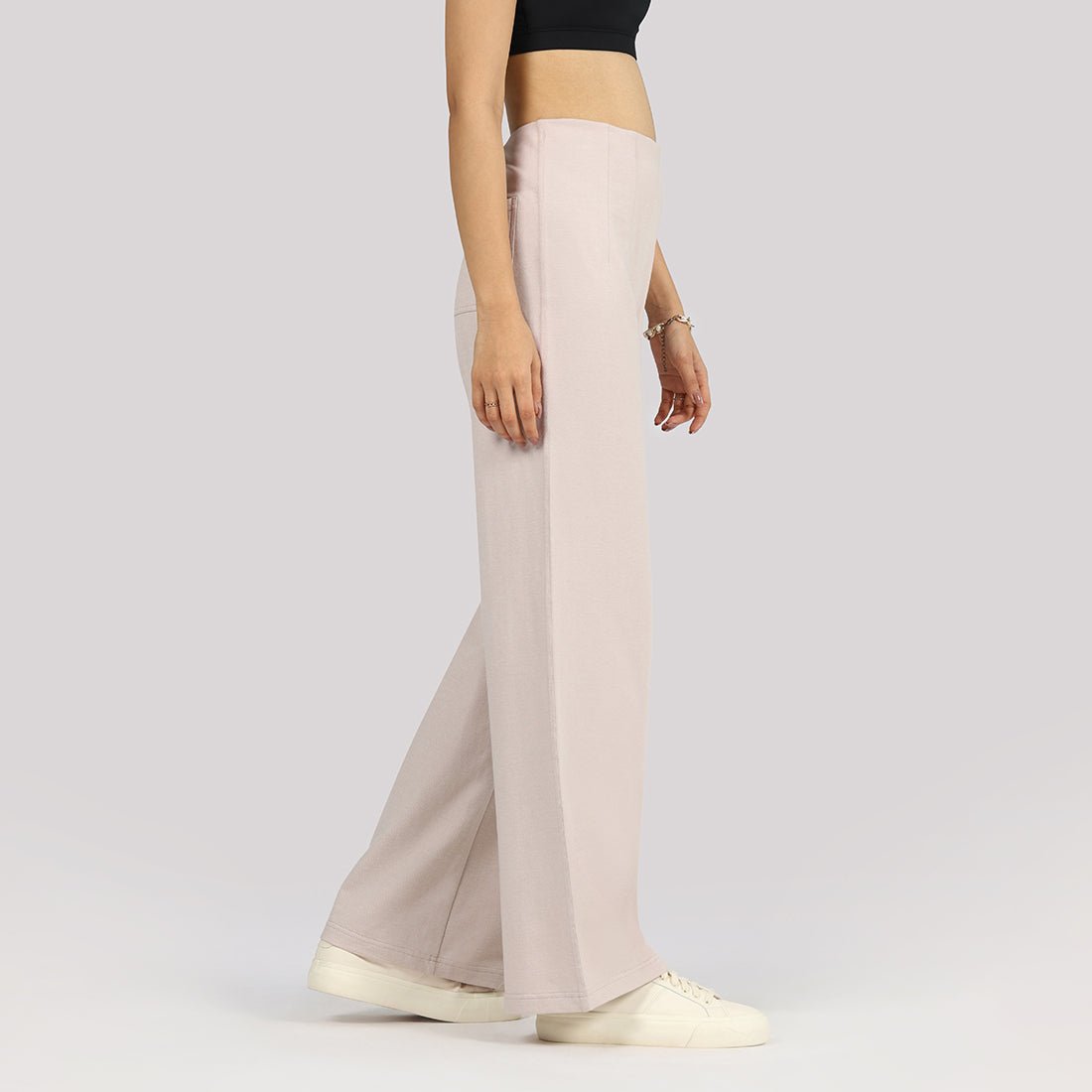 Work-To-Wine Twill Wide Dart Pants - BlissClub