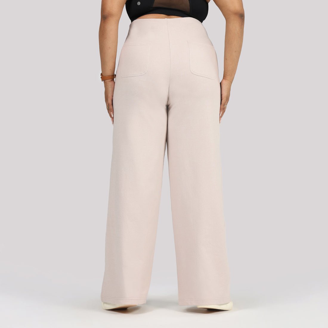 Work-To-Wine Twill Wide Dart Pants - BlissClub