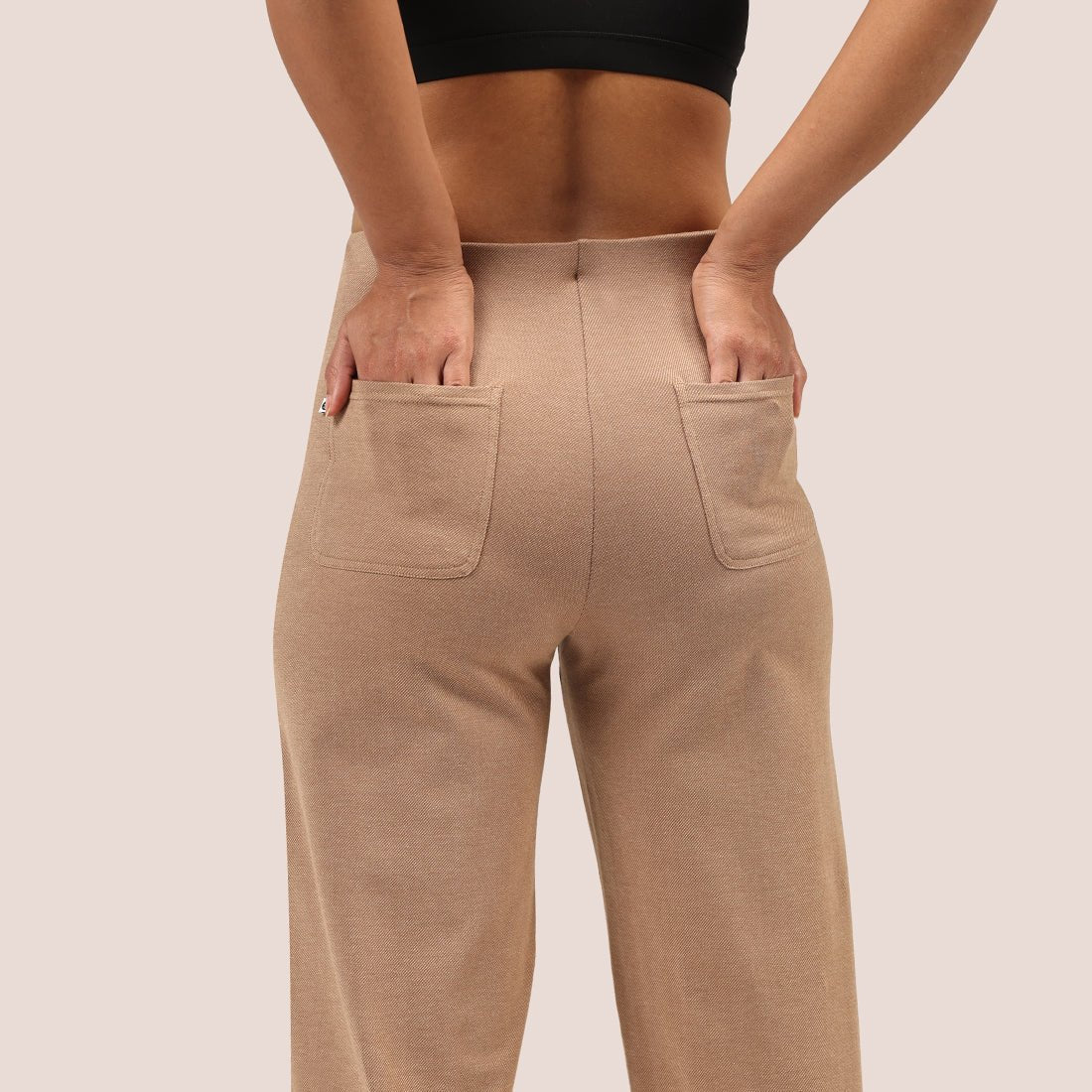 Work-To-Wine Twill Wide Dart Pants - BlissClub