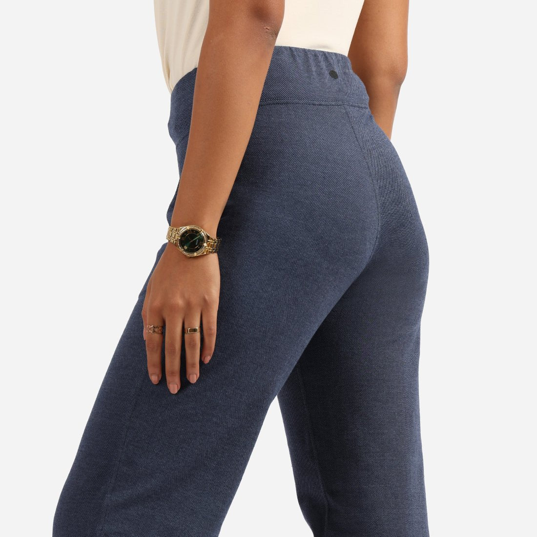 Work-To-Wine Twill Wide Leg Flare Pants - BlissClub