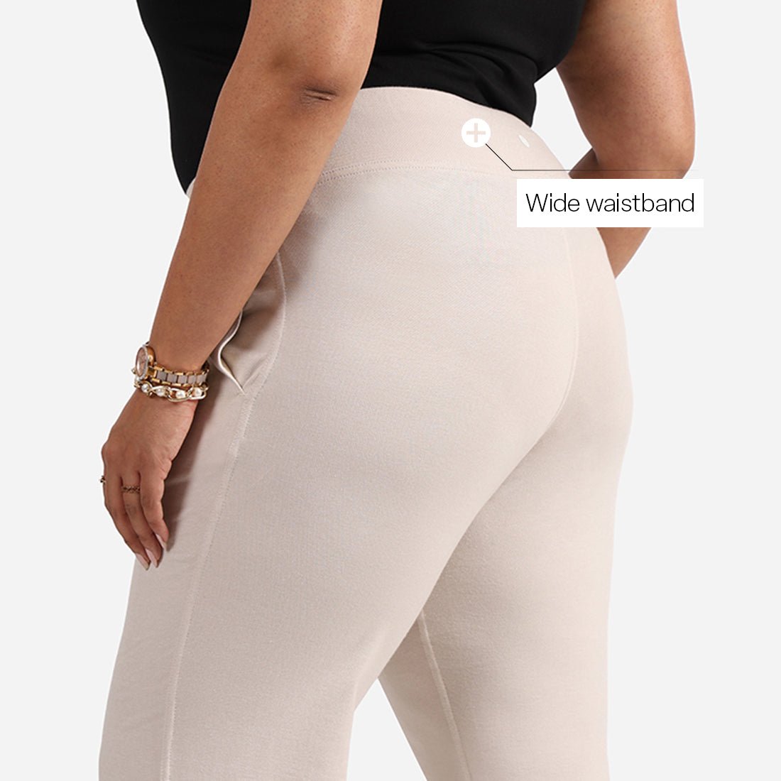 Work-To-Wine Twill Wide Leg Flare Pants - BlissClub