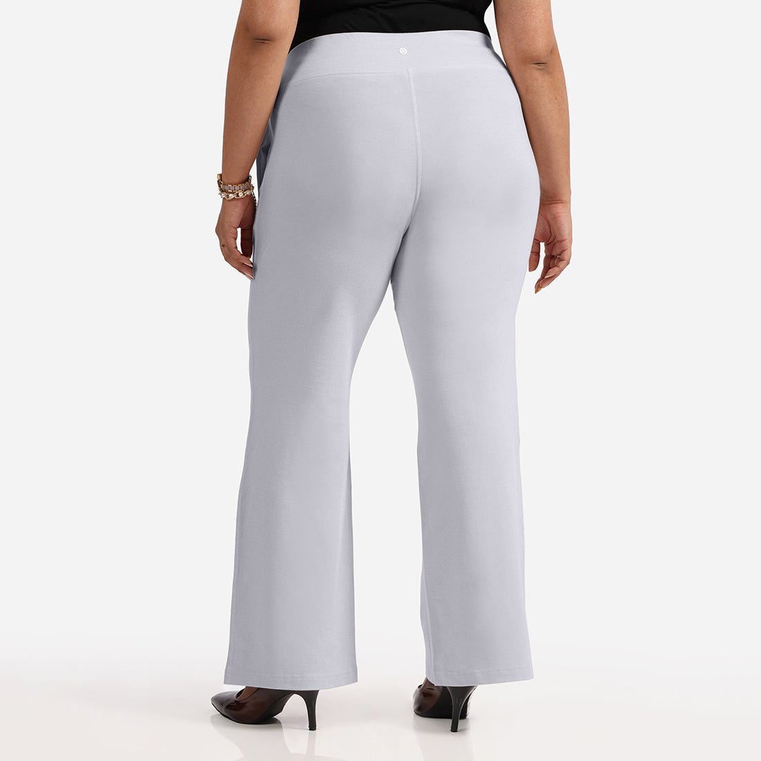 Work-To-Wine Twill Wide Leg Flare Pants - BlissClub