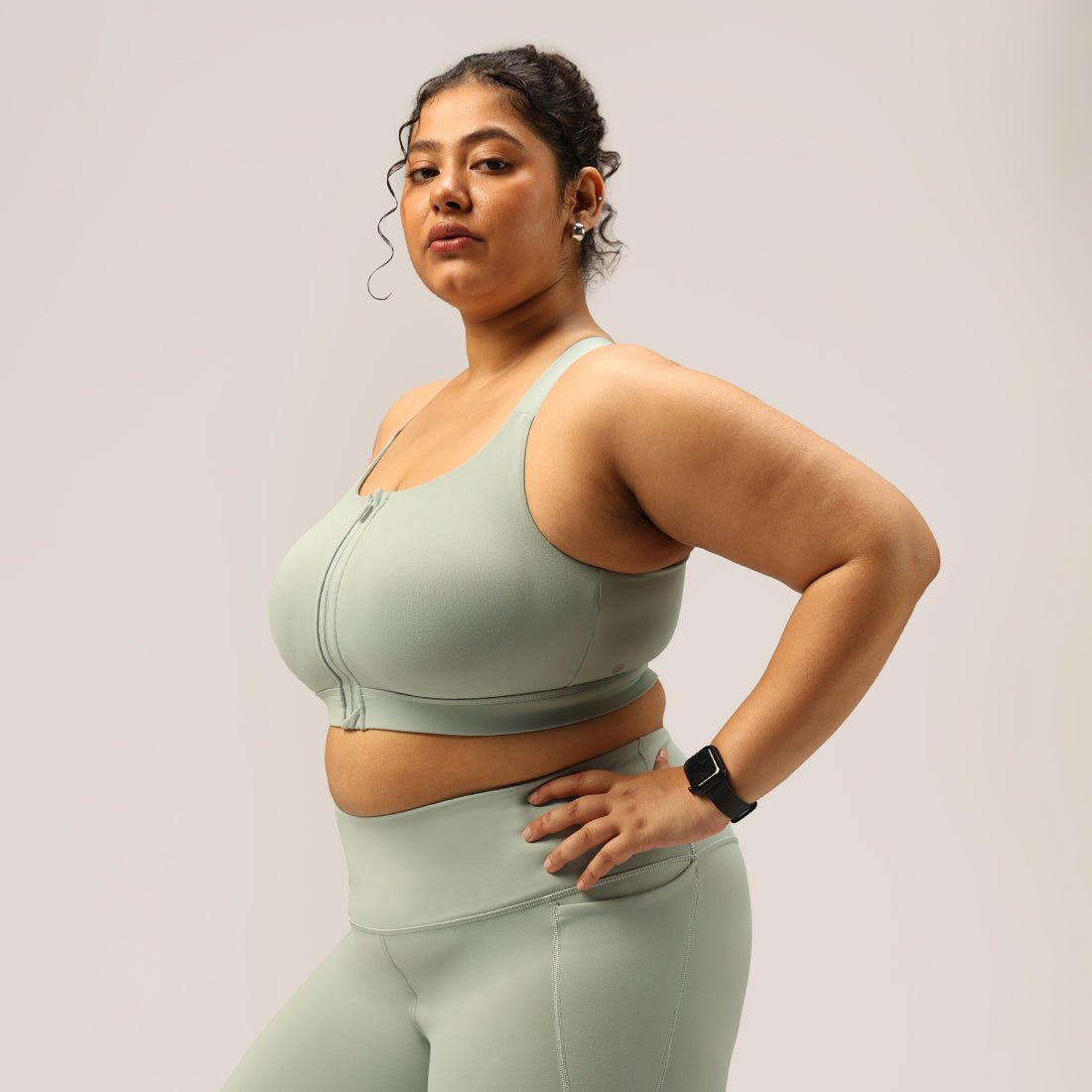 Zip-Up Sports Bra - BlissClub