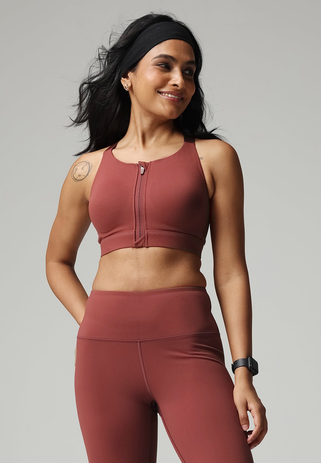 Zip-Up Sports Bra - BlissClub