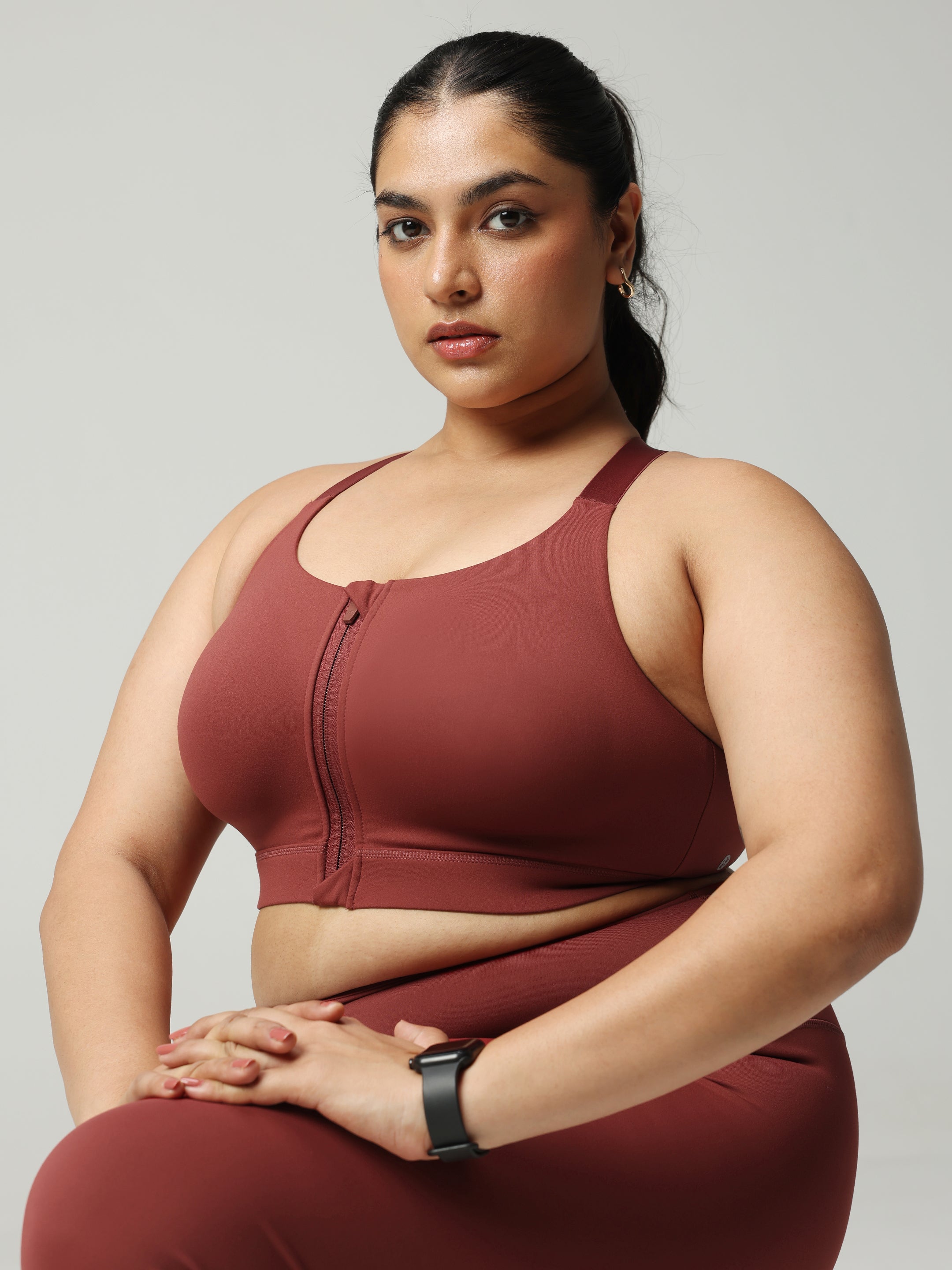 Zip-Up Sports Bra - BlissClub