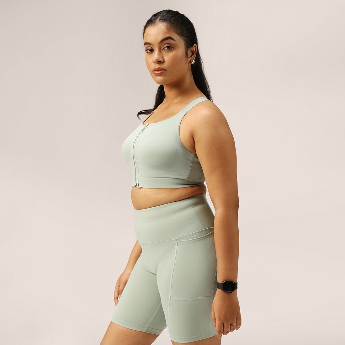Zip-Up Sports Bra - BlissClub