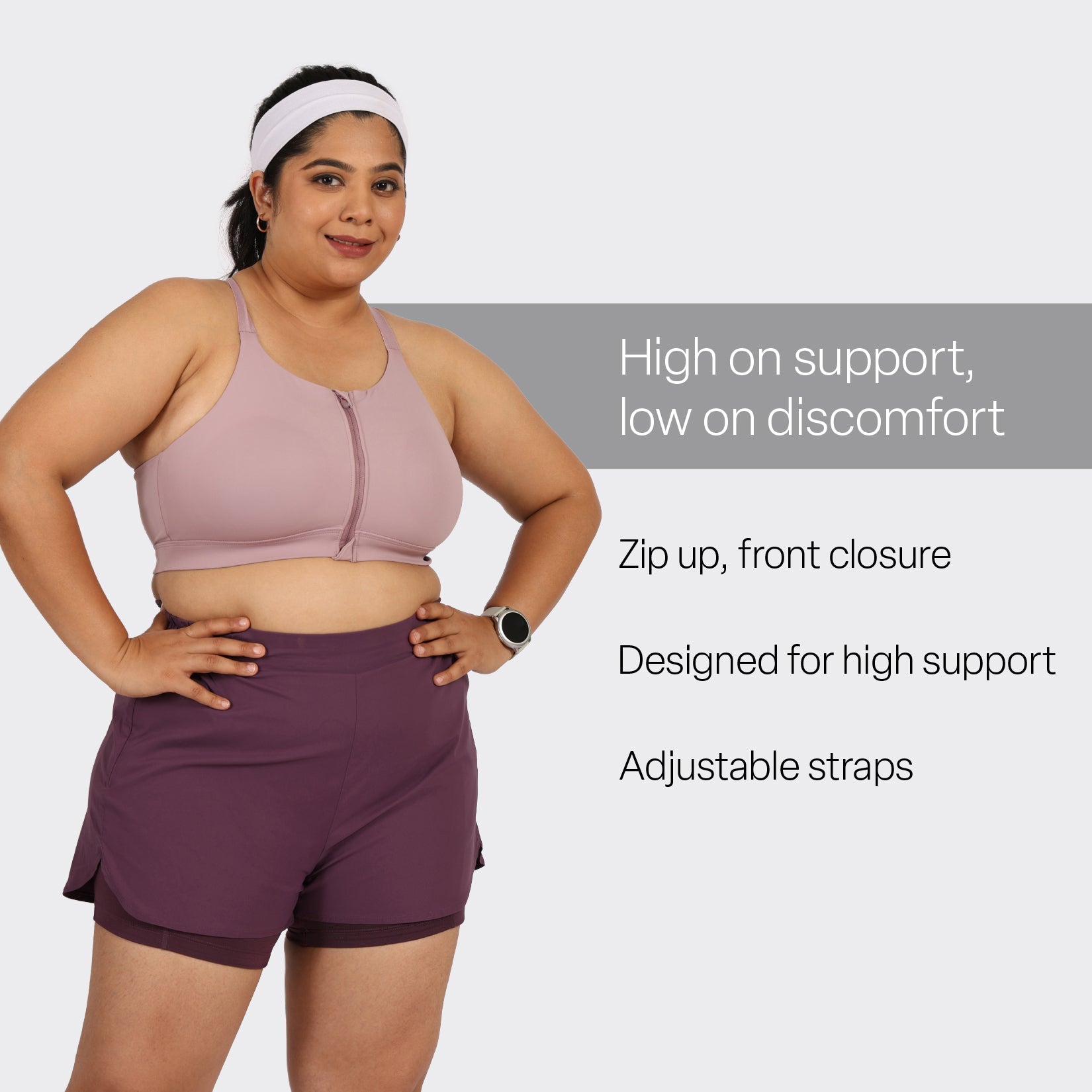 Zip-Up Sports Bra - BlissClub