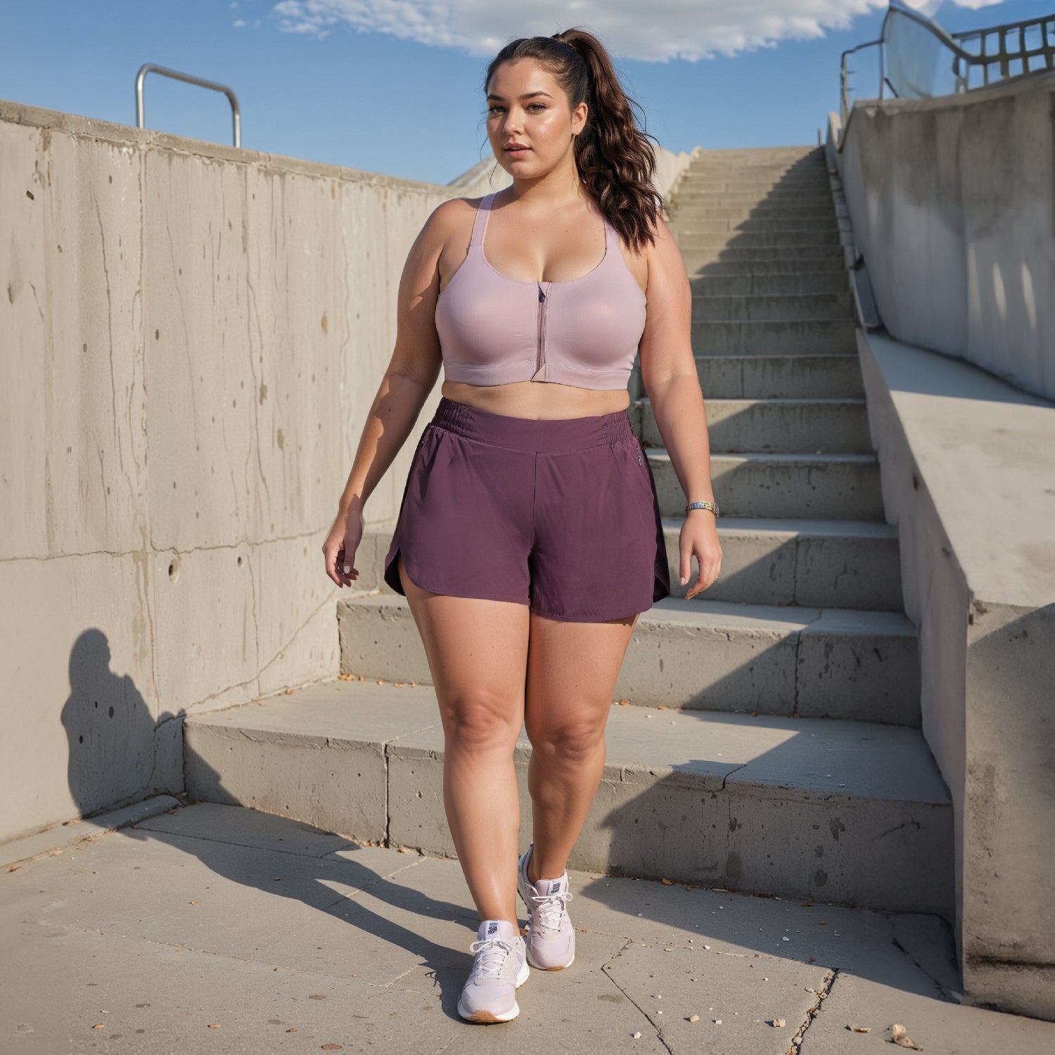 Zip-Up Sports Bra - BlissClub