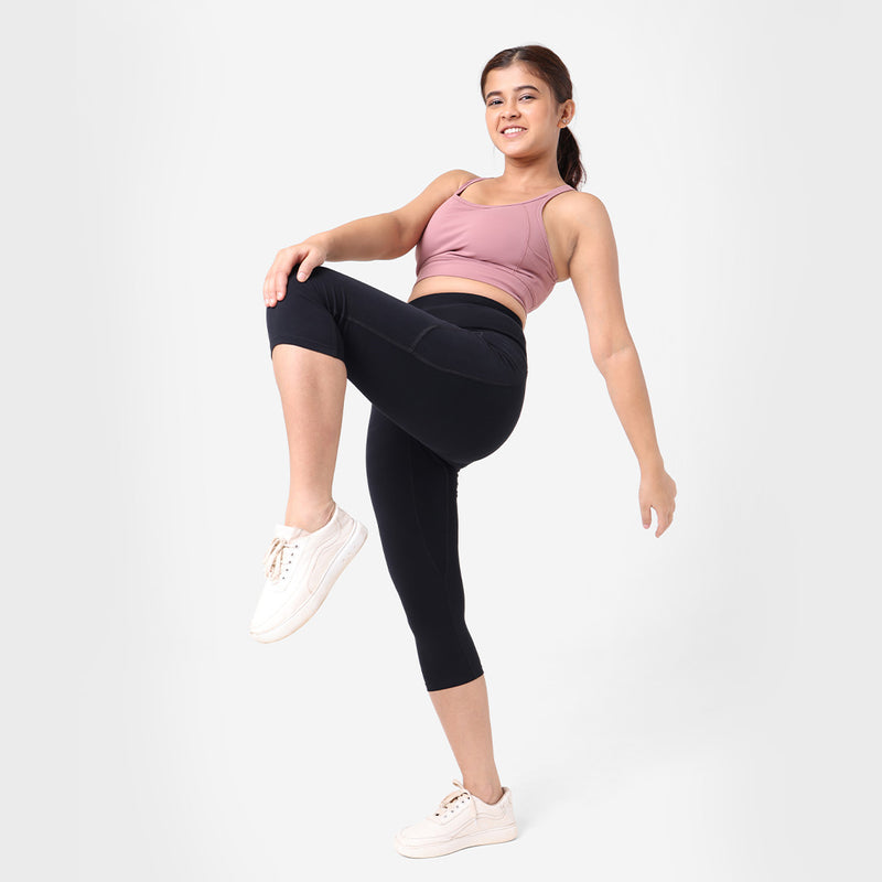 Groove-In Cotton Capris