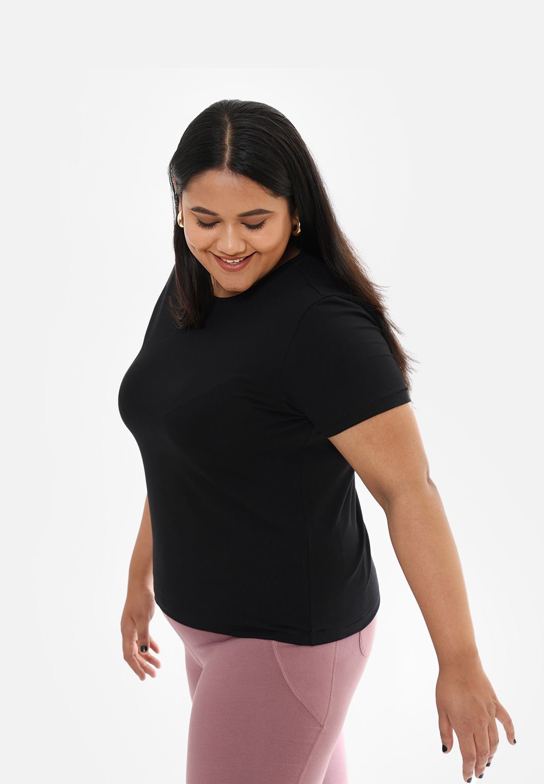 Mittoshop Round Neck Half Sleeve T-Shirt