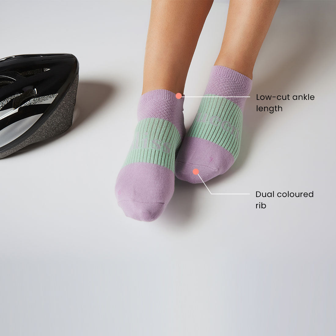 Ankle Length Cotton Gym Socks for Women