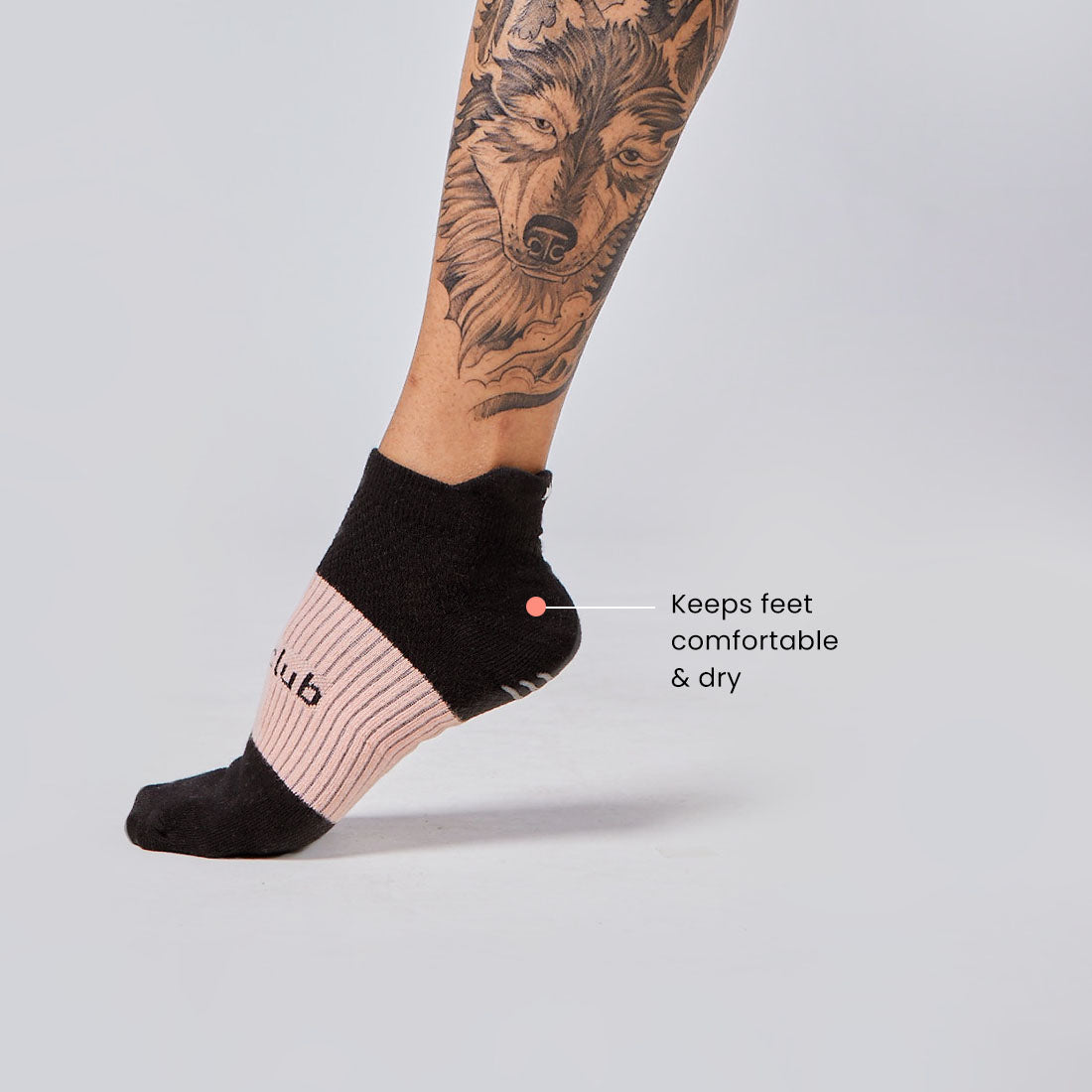 Ankle Length Cotton Gym Socks for Women