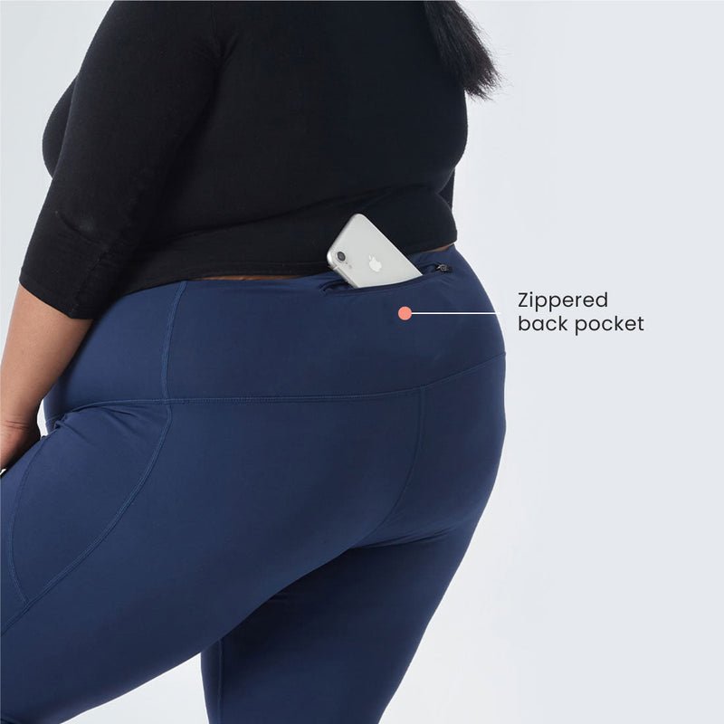High Waisted Capris with Pockets for Women & Girls